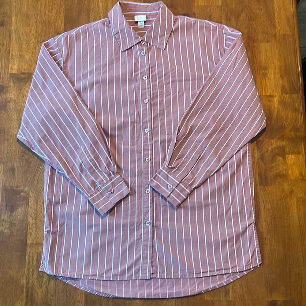 Oversized A New Day Button-down